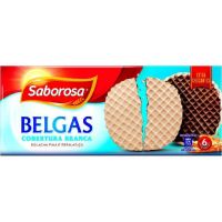SAB OBLEA BELGA CHOCOLATE BLANCO 99Gr. 12p 