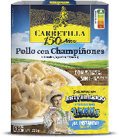 CAR POLLO CON CHAMPIÑONES 250Gr. 10p.