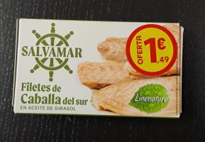 CRIS FILETES DE CABALLA EN ACEITE DE GIRASOL 85Gr 50U. P.V.P. 1,49EUR