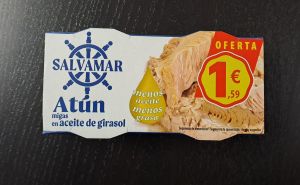 CRIS ATUN EN ACEITE VEGETAL PACK 2 X 85GR 30U. P.V.P. 1,59EUR