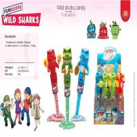 BIP WILD SHARKS CANDY TIBURON (MANZANA, FRAMBUESA Y FRESA) 16Gr. 12u.