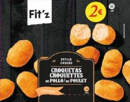 F/ CROQUETAS DE POLLO 8p. 240Gr. FIT'Z P.V.P. 2EUR