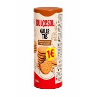 GALLETAS RELLENAS DE CHOCOLATE 180Gr. 24p. P.V.P. 1EUR