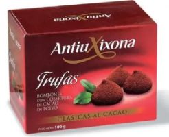 TRUFAS AL CACAO ANTIU XIXONA 100Gr. 16p.